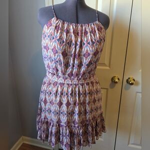 Banana Republic Colorful Geometric Print Skirt XL Petite